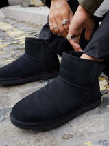 Classic Mini Ii Laarzen Uit Leder Ugg Zwart accessoires 1016222
